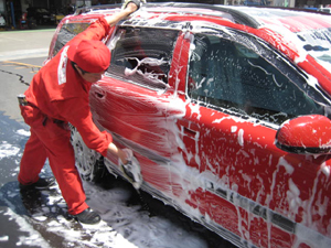 極上手洗い洗車